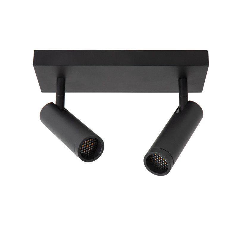 Spot Grado noir GU10 2 x 8 W LUCIDE