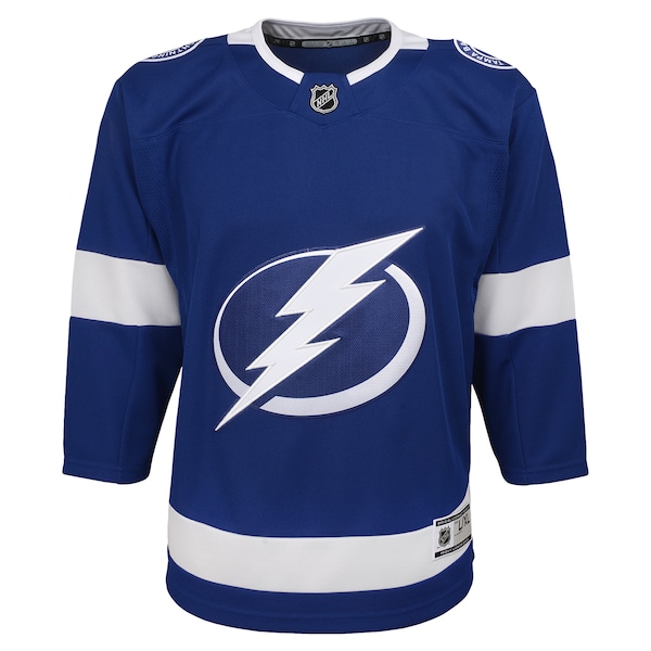 Tampa Bay Lightning Youth Home Blank Premier Jersey - Blue