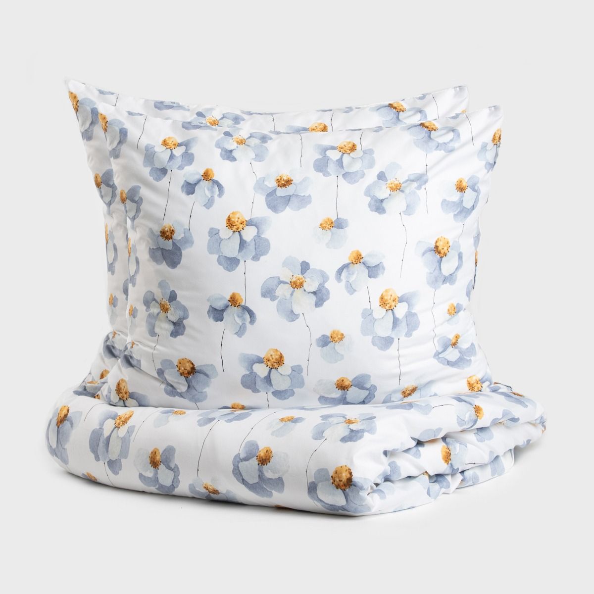 Pościel EC REITA z mikrofibry w kwiatki 220x200   2*70x80 cm