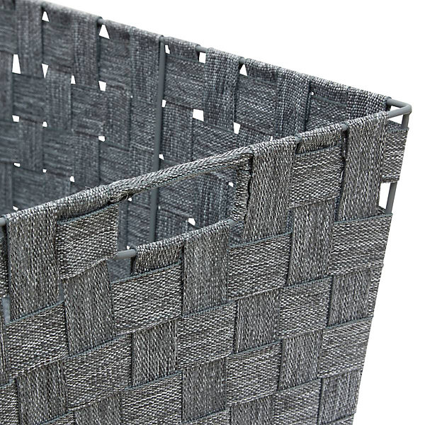 Panier Lise biseauté L38cm gris - Gris- 5five