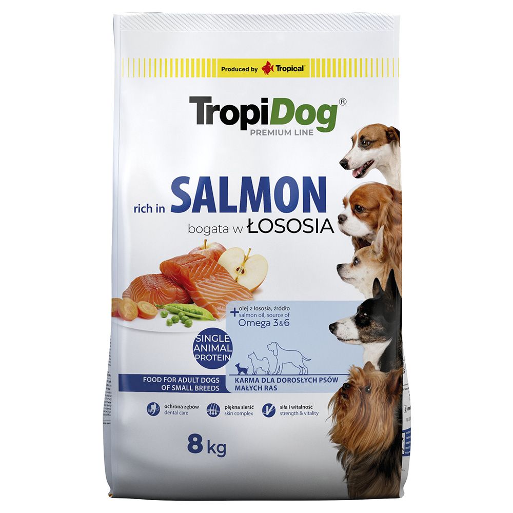 Tropidog Premium Adult Small Salmon
