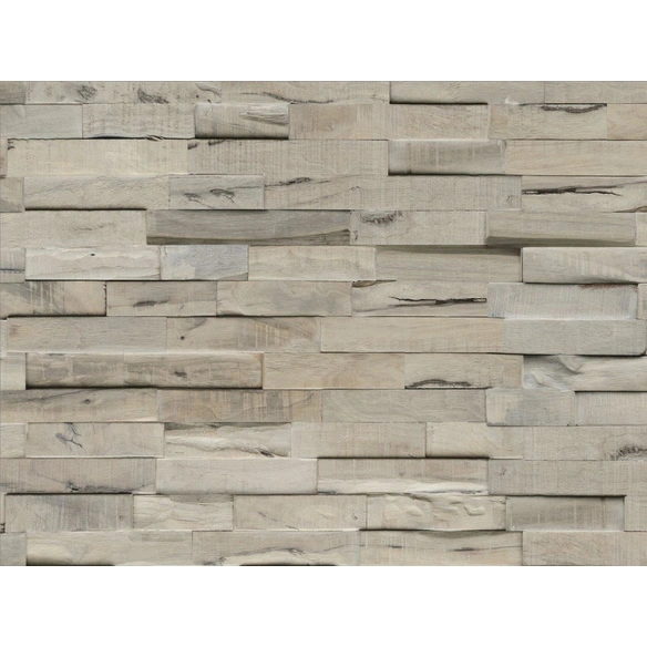 Wandverblender »INDO SLIMWOOD«, grau, geölt, Holz, Stärke: 18 mm