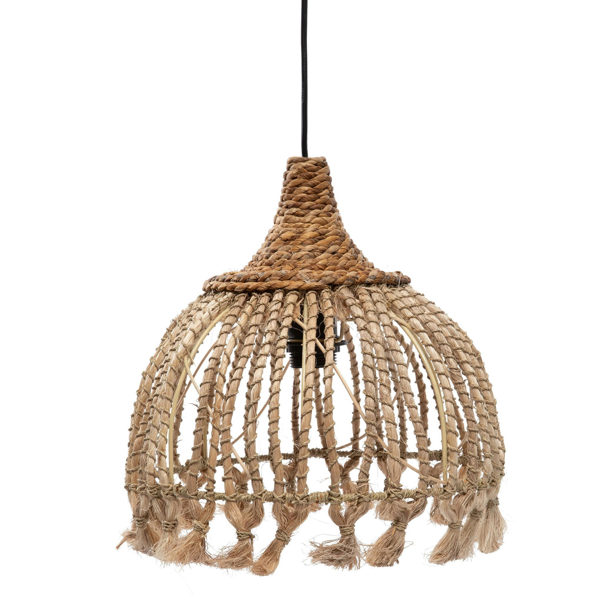 ABACA TASSEL - Suspension en herbe d'abaca naturel