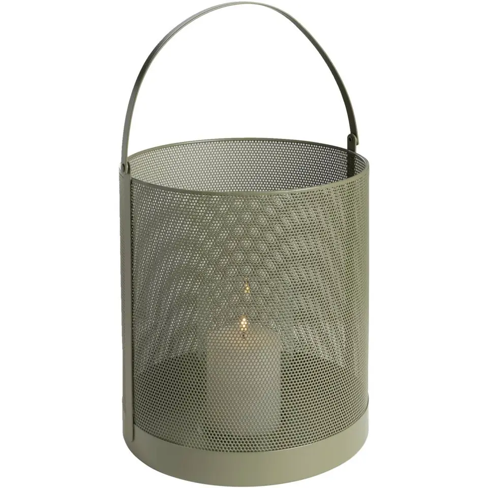 Windlicht Malaga - groen - 20x&Oslash;20 cm