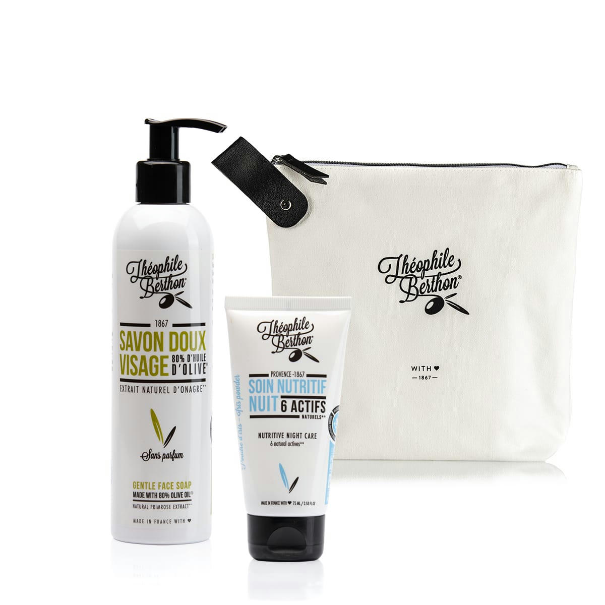 COCOON - Trousse savon visage et soin masque nutritif nuit