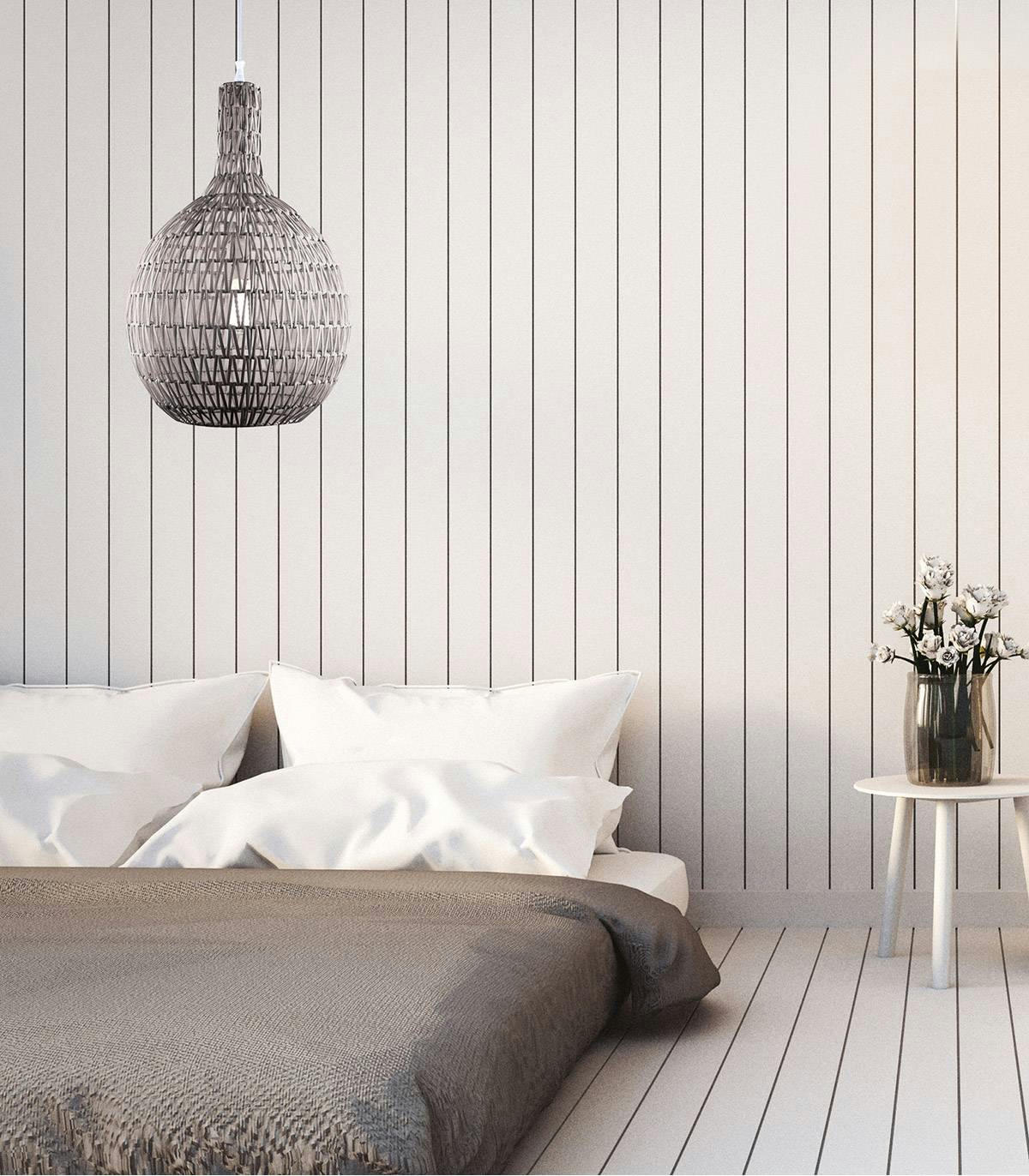 RODIA - Suspension en rotin gris d. 33 cm