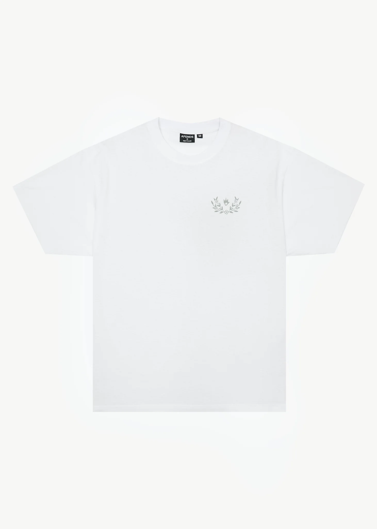 AFENDS Mens Surf Related - Boxy Tee - White