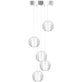 LAMPA WISZĄCA kryształowa 5 KUL STARLIGHT 30cm