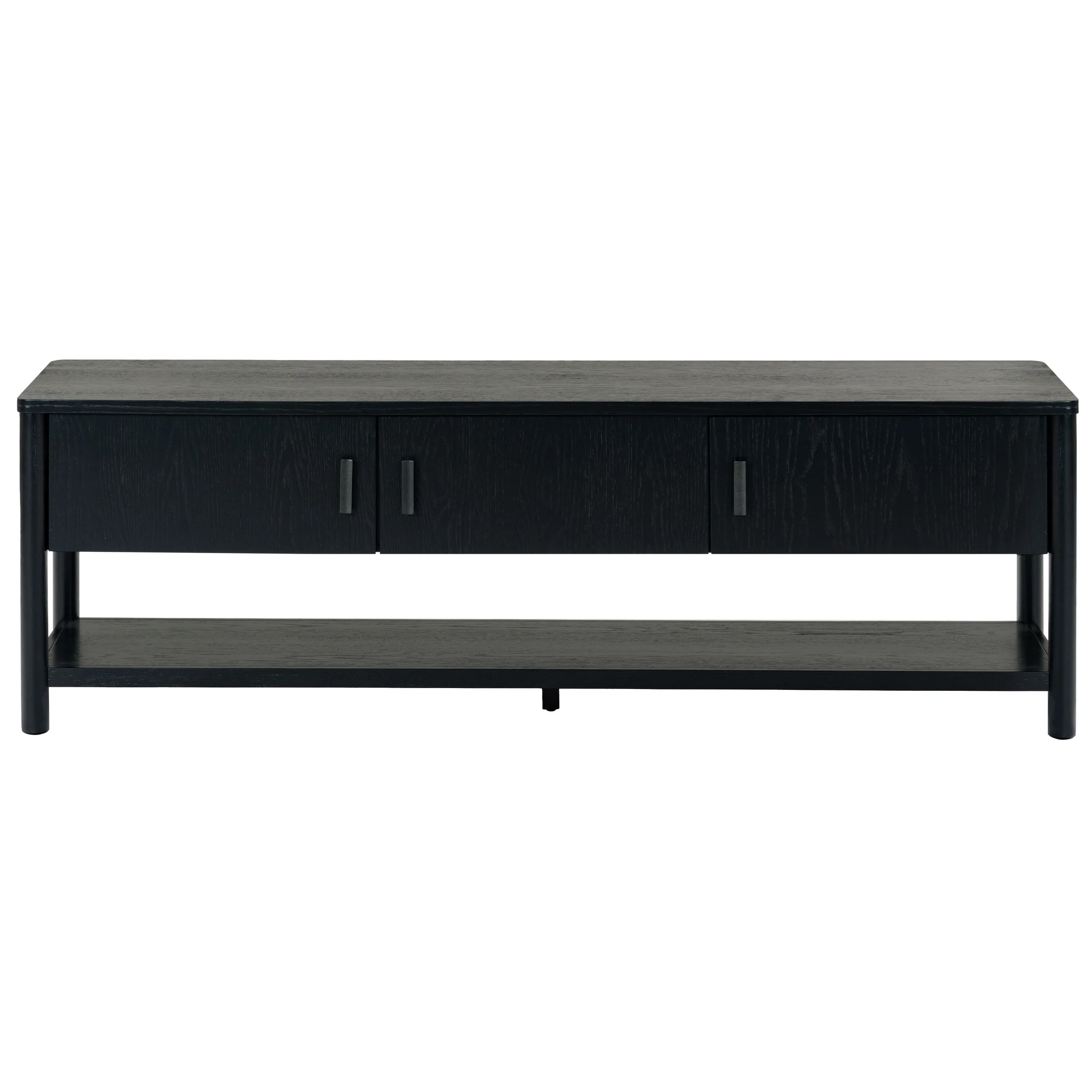 SAFAVIEH Couture Jaylessa Wood 3 Door TV Stand - 72W x 18D x 24H