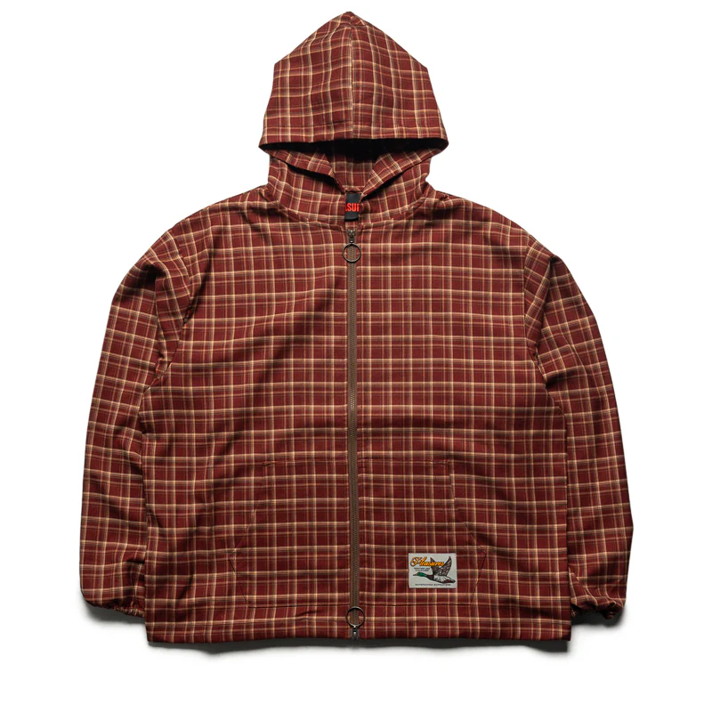 Pleasures Mallard Poncho Hoodie - Red
