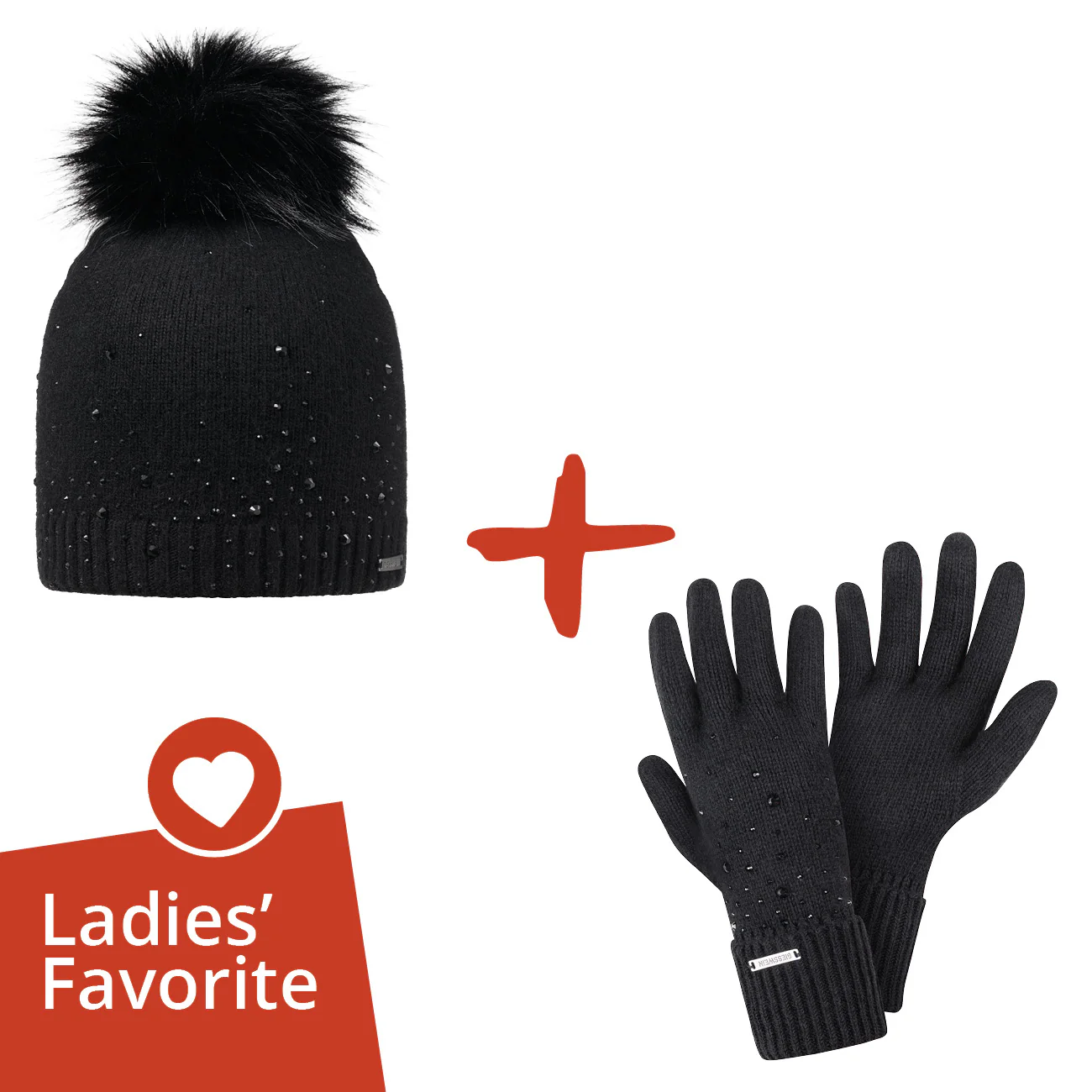Bundle: Beanie Kristallwand + Handschuhe Königstein
