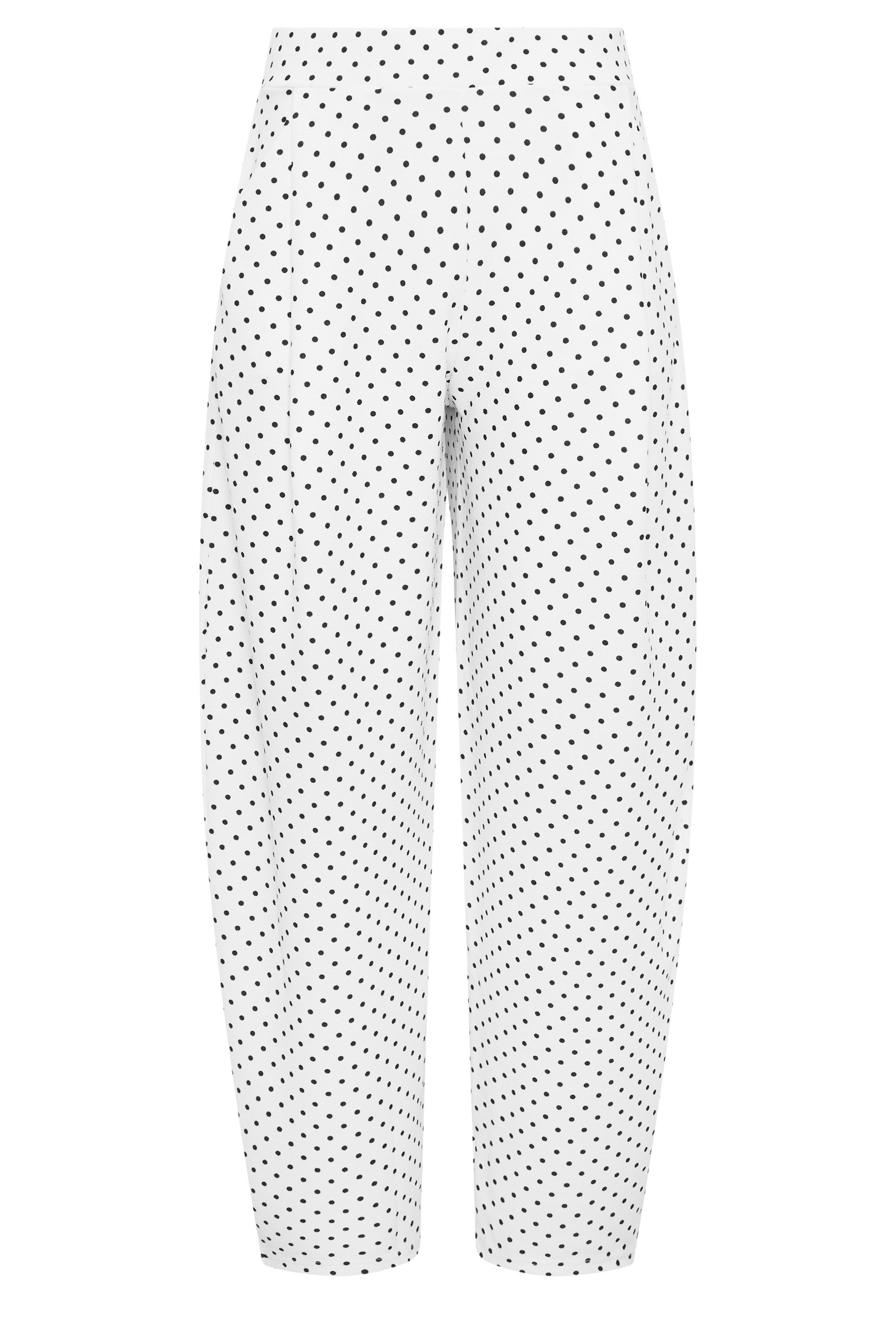 Long Tall Sally Tall Polka Dot Barrel Leg Trousers