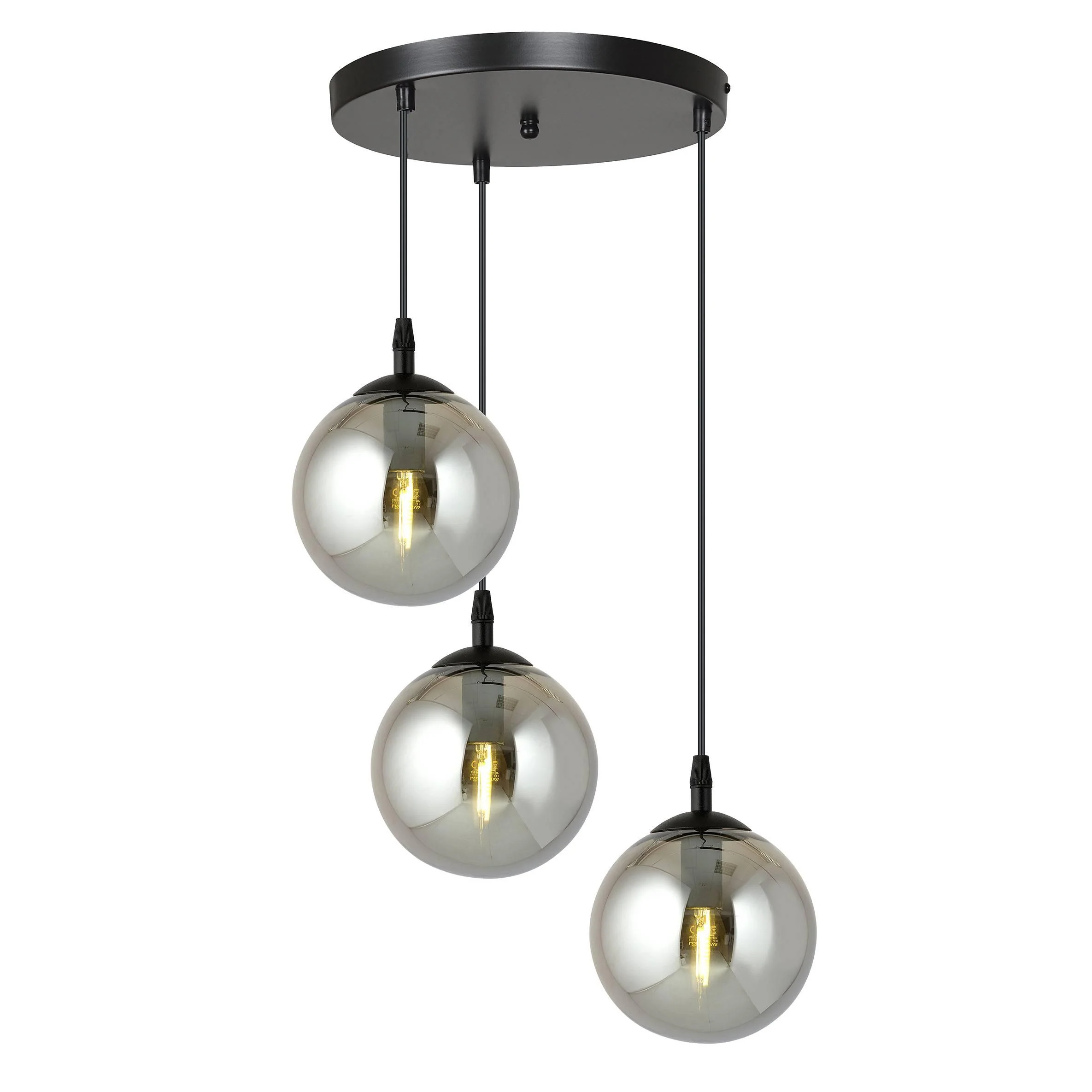 3-lichts hanglamp Wanda