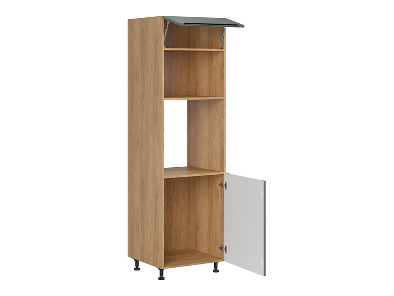 Szafka pod zabudowę piekarnika Iris 60 cm prawa zieleń boho