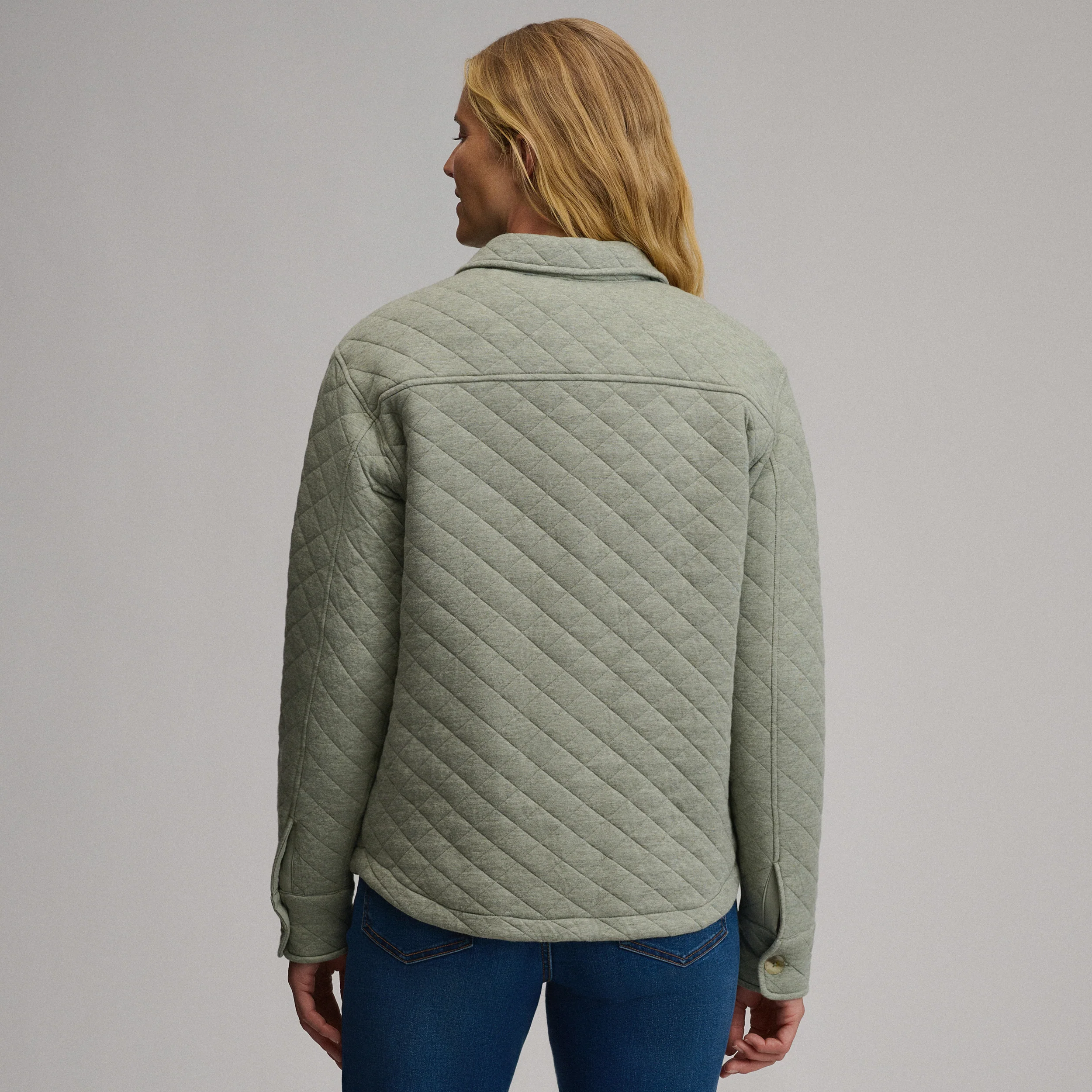Women's Quilted Shirt Jacket