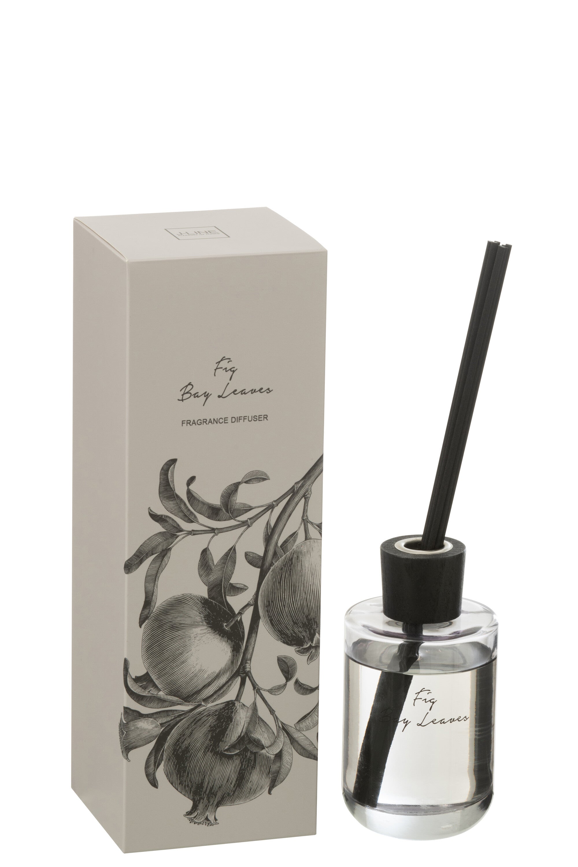 J-Line geurolie Walk in the Woods - Vijgen Bessen - zwart - 180ml
