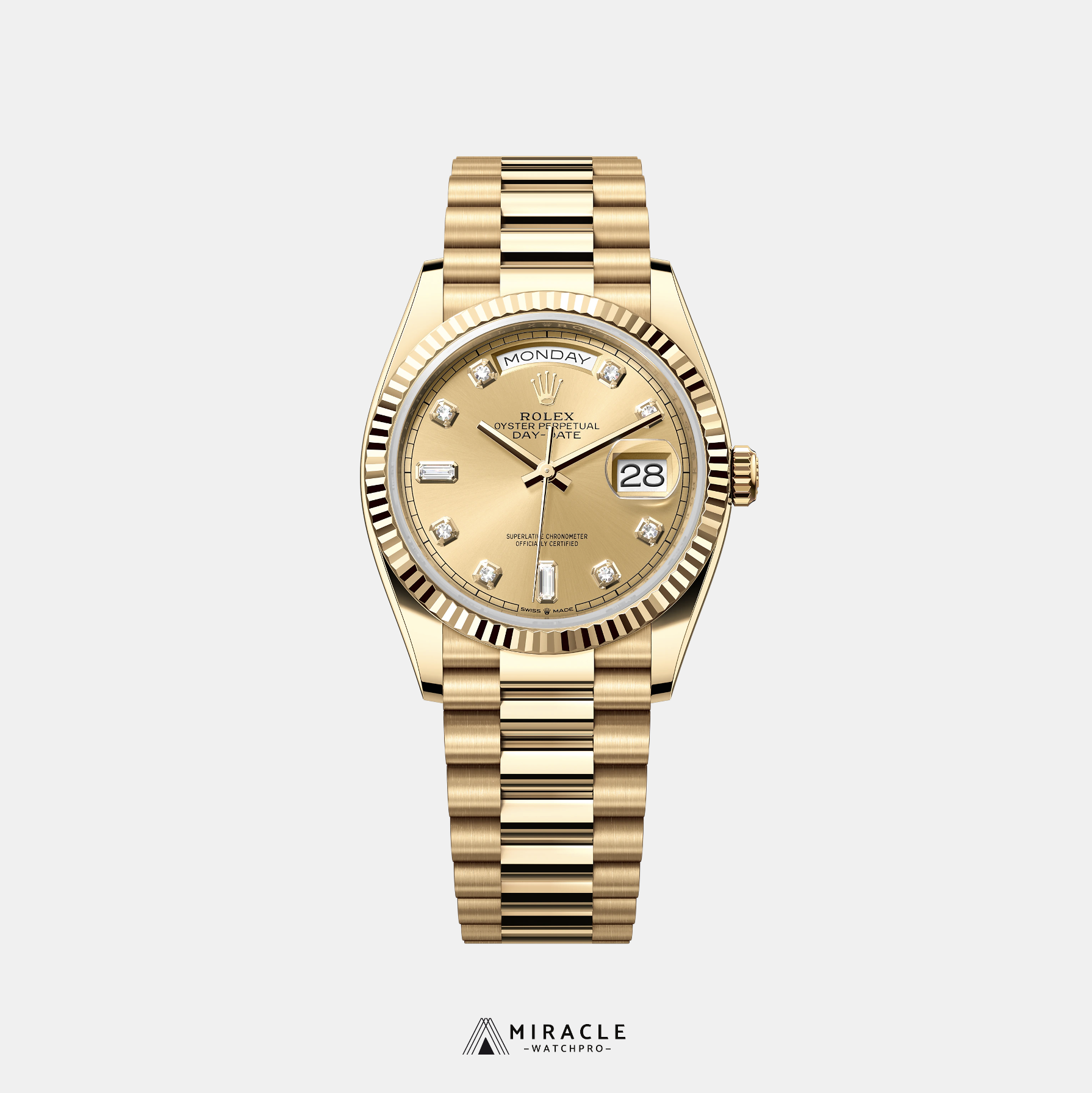 ROLEX-DAY DATE-ref.M128238-0008-Elite Clone-36mm-Replica Watch