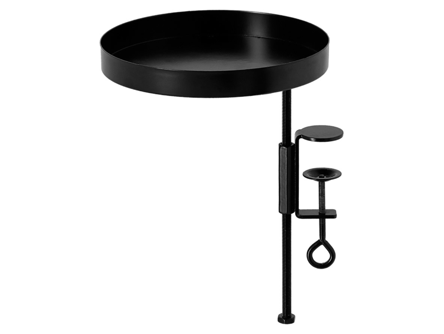 Kwietnik metalowy 18 cm czarny