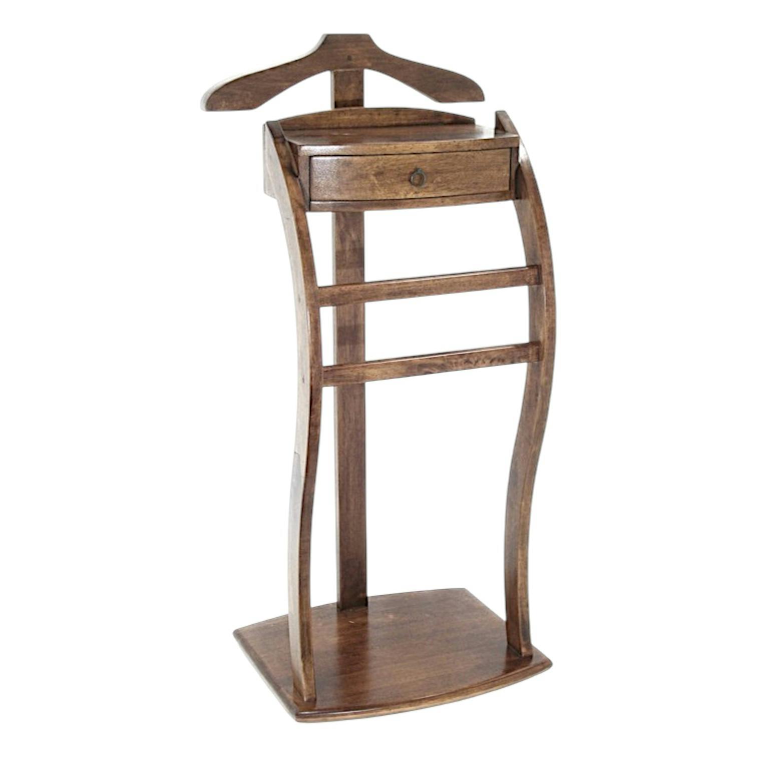 Valet de chambre 1 tiroir hévéa 105cm TRADITION