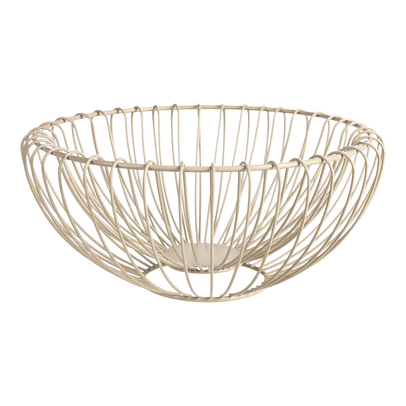 Aufbewahrungskorb Taupe, ⌀ 27 cm, H 120 mm