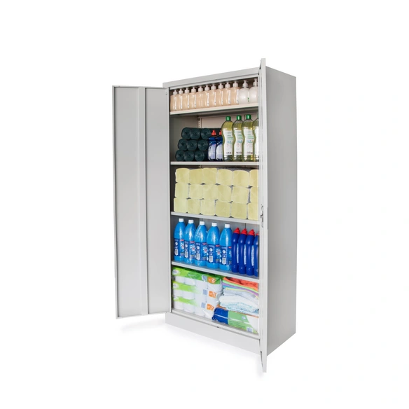 Metallschrank, (BxHxT): 80 x 168 x 40 cm, 4 Einlegeböden
