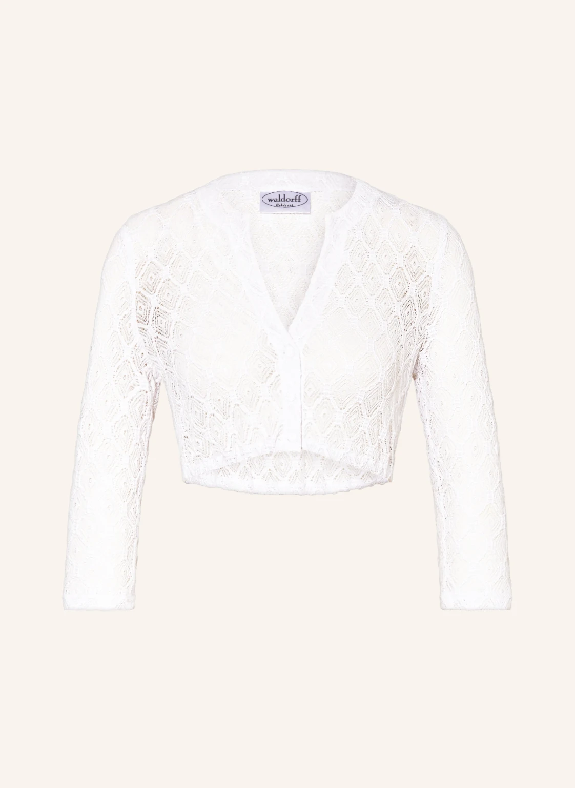 WALDORFF Dirndlbluse aus Spitze mit 3/4-Arm