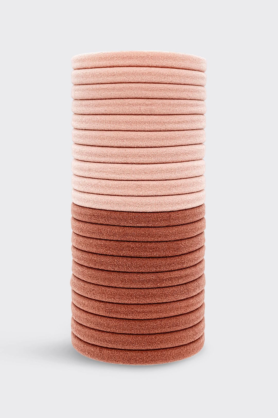 Kitsch Nylon Hair Elastics 20pc Set - Blush