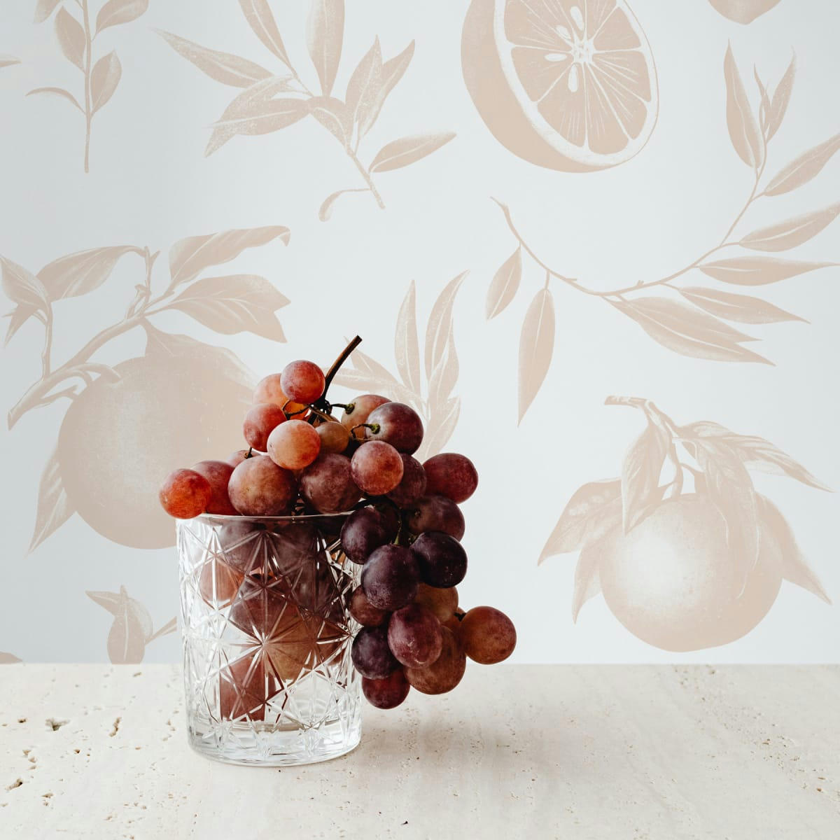 - Papier peint panoramique agrumes 170 x 250 cm