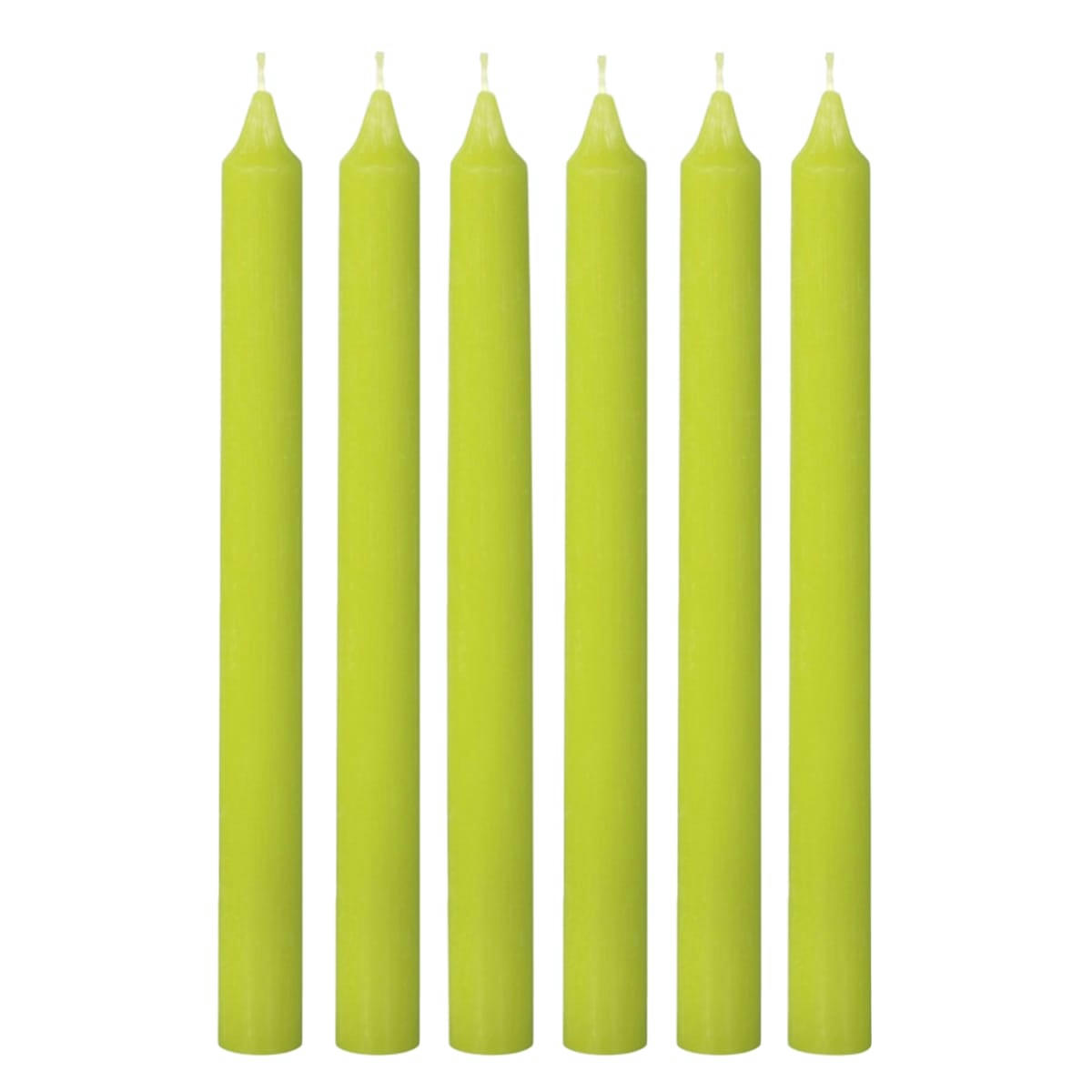 RUSTIC - 8 Bougies violettes pour chandelier en paraffine H25