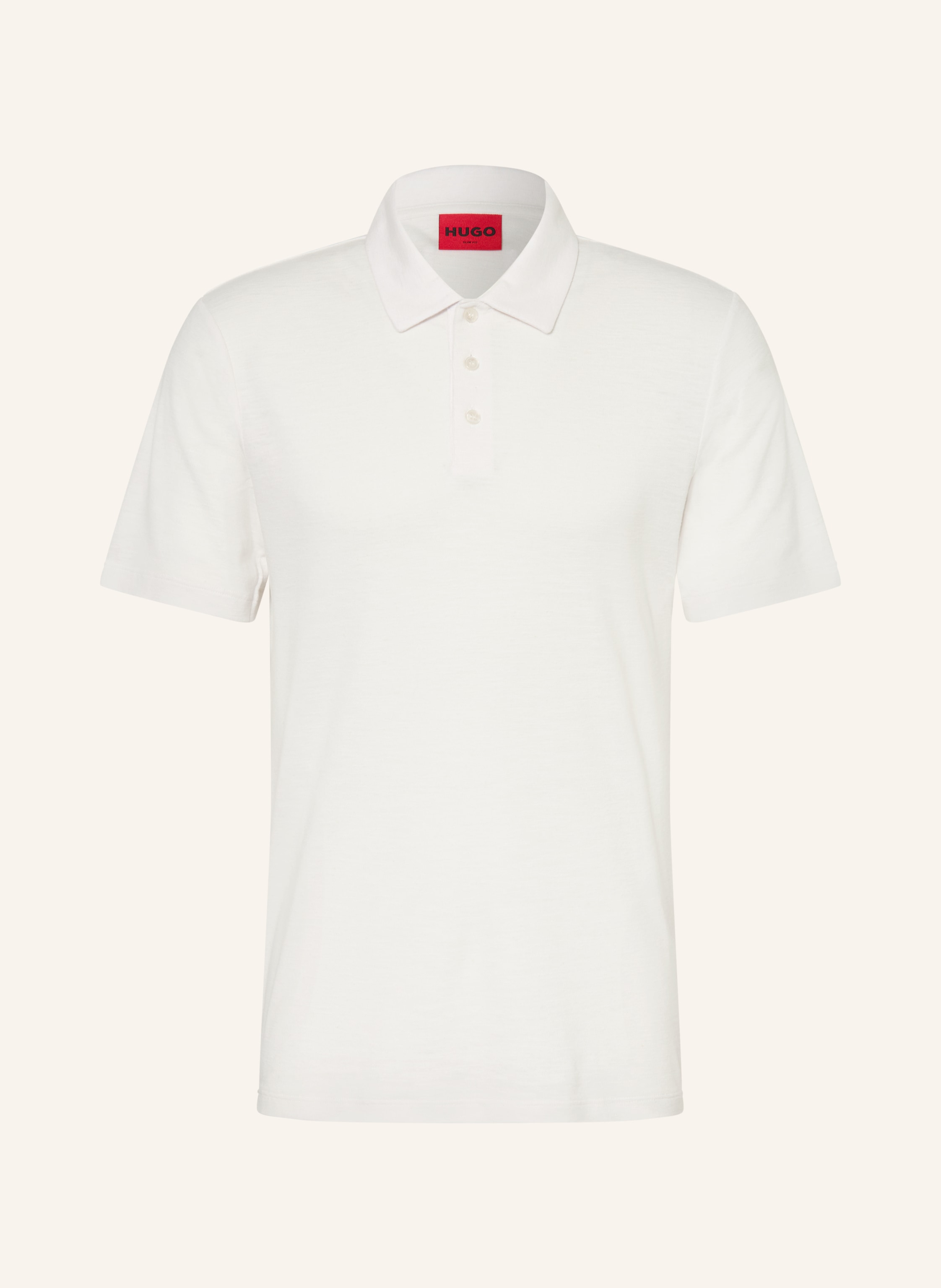 HUGO Jersey-Poloshirt DULINEN Slim Fit mit Leinen