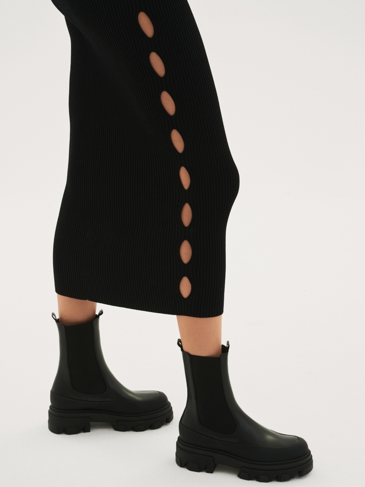 Ladies' black ankle boots