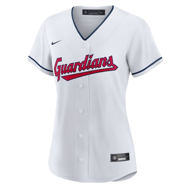 Cleveland Guardians Nike Women's Home Blank Replica Jersey- White