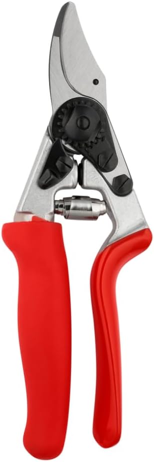 Felco F-12 Pruning Shears – 7.9 Garden Clippers with Anvil & Bypass Blades | Hand Pruners for Gardening | Garden Tool Cutter with Forged Aluminum Handle, Alloy Steel Blade, Medium Hand Fit