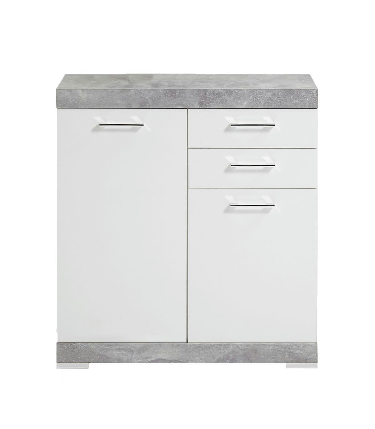 BRISTOL - Buffet avec 2 Portes et 2 Tiroirs L80cm