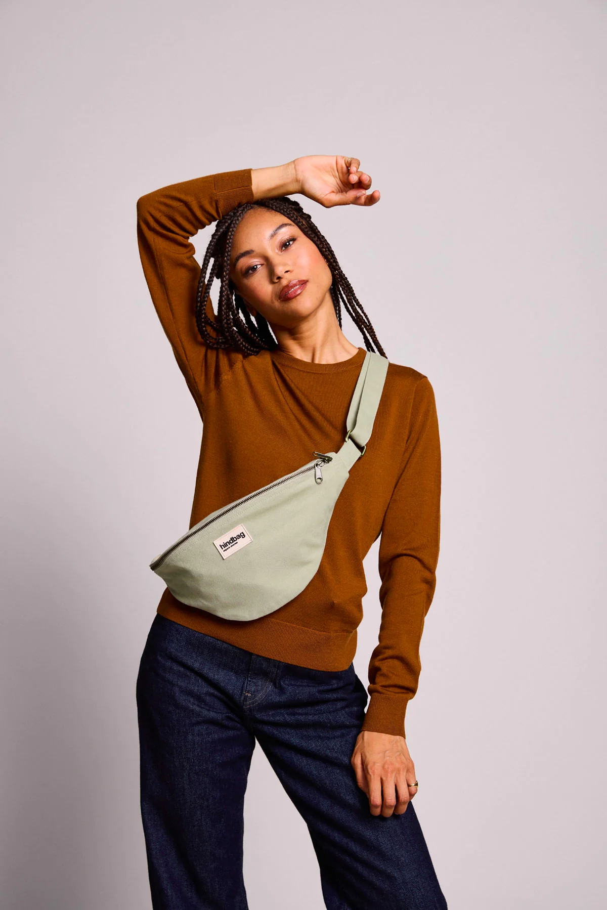 Sac banane L Sasha Vert argile