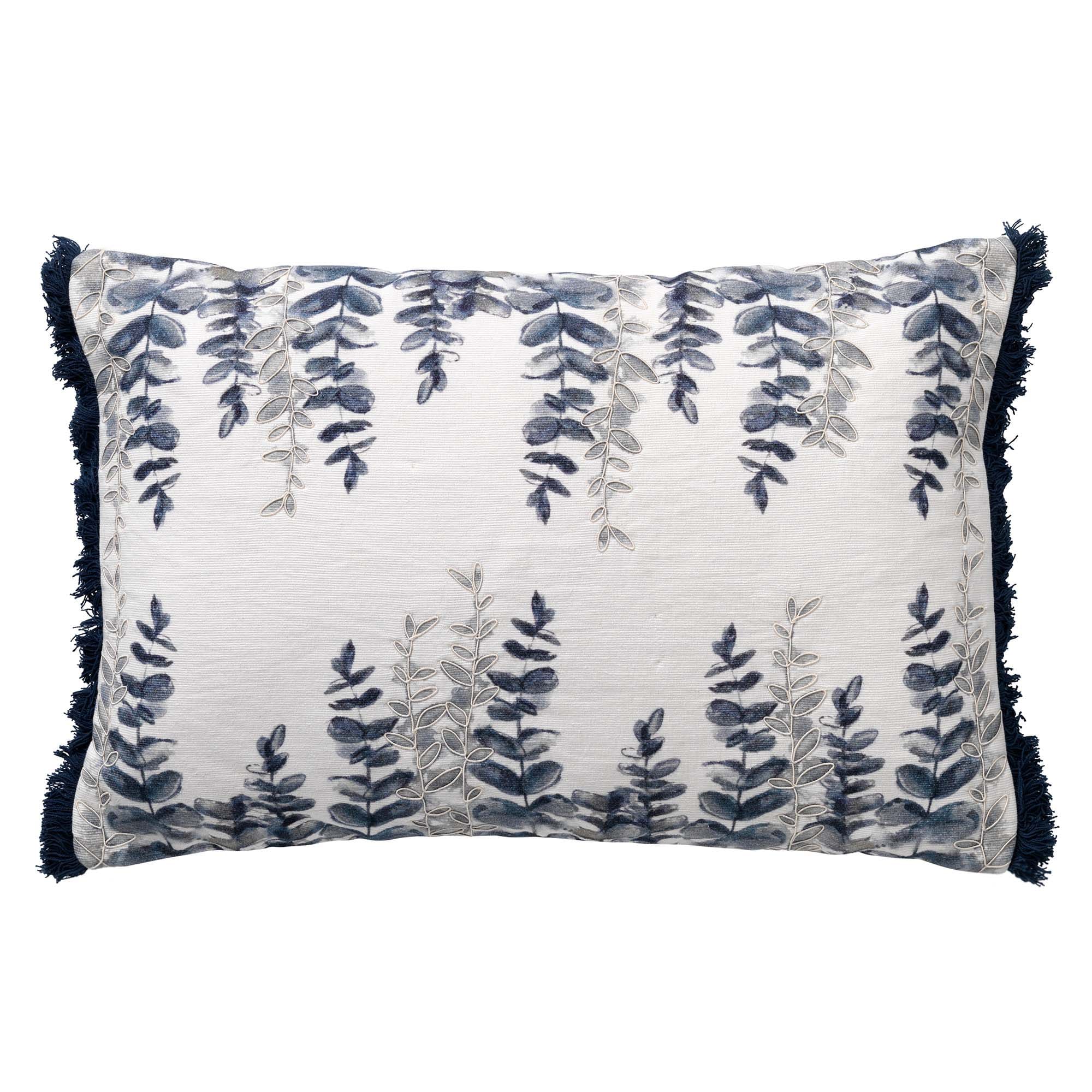 LOTIS | sierkussen 40x60 cm | Insignia Blue | blauw | multicolor | Hoii | met duurzame kussenvulling