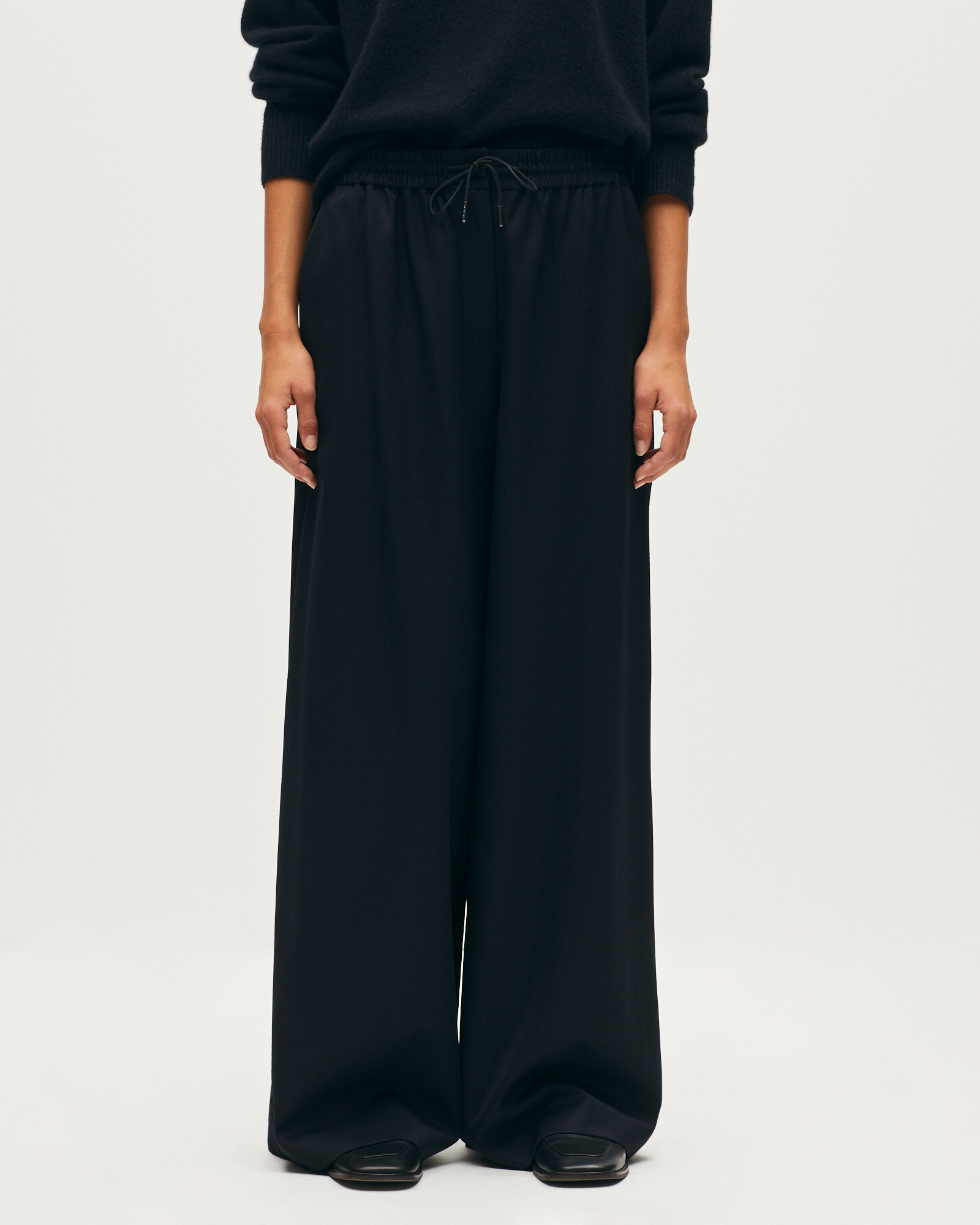 Pantalon ample à plis YVONNE