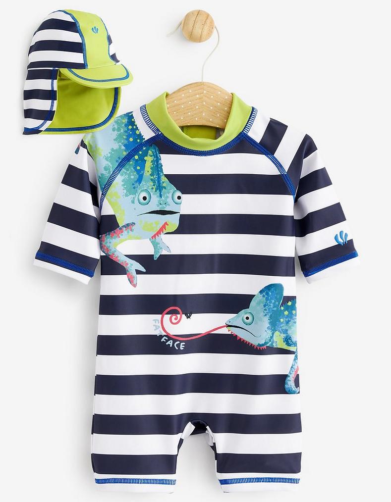 Chameleon Surf Suit and Hat Set