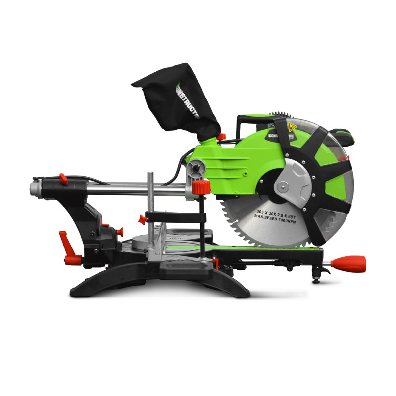 Scie à onglet radiale CTRMS2100-305DBLA 2100 W CONSTRUCTOR