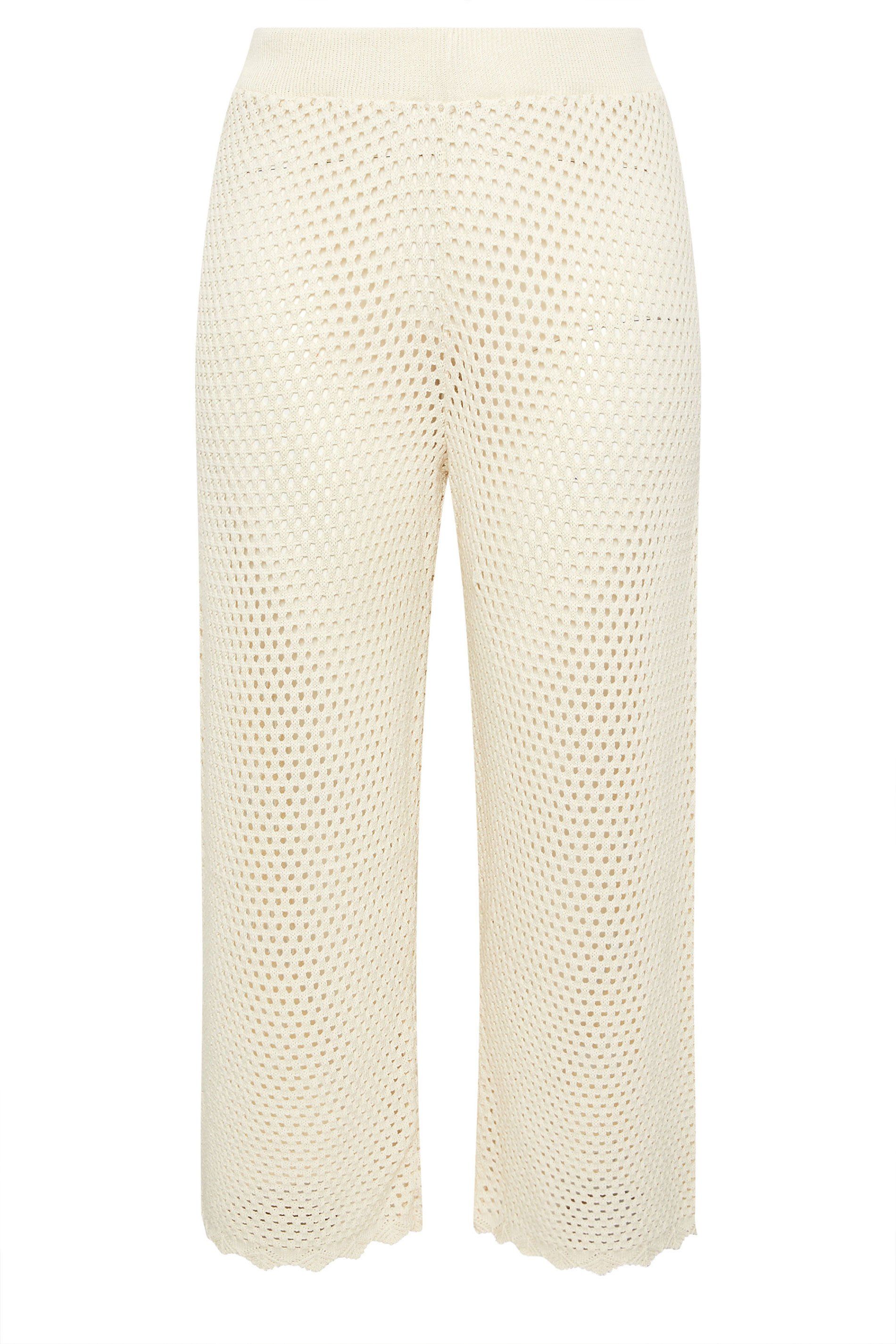 Yours Crochet Scallop Edge Trousers