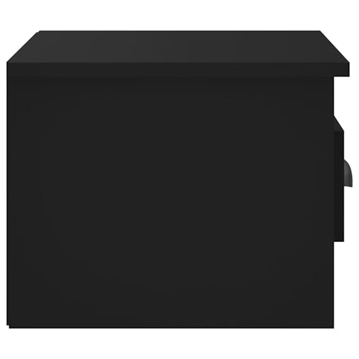 NNEVL Wall-mounted Bedside Cabinets 2 pcs Black 41.5x36x28cm