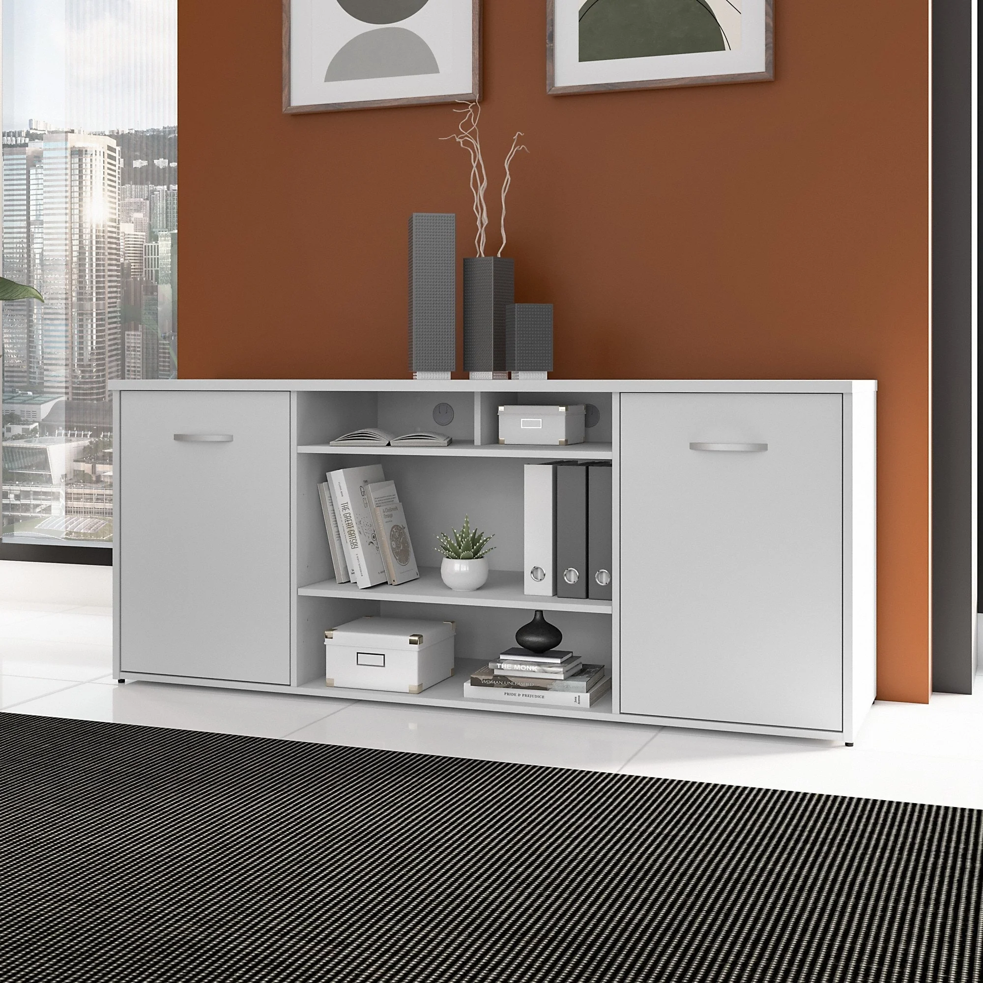 Studio C 72W Storage Cabinet with Doors by Bush Business Furniture