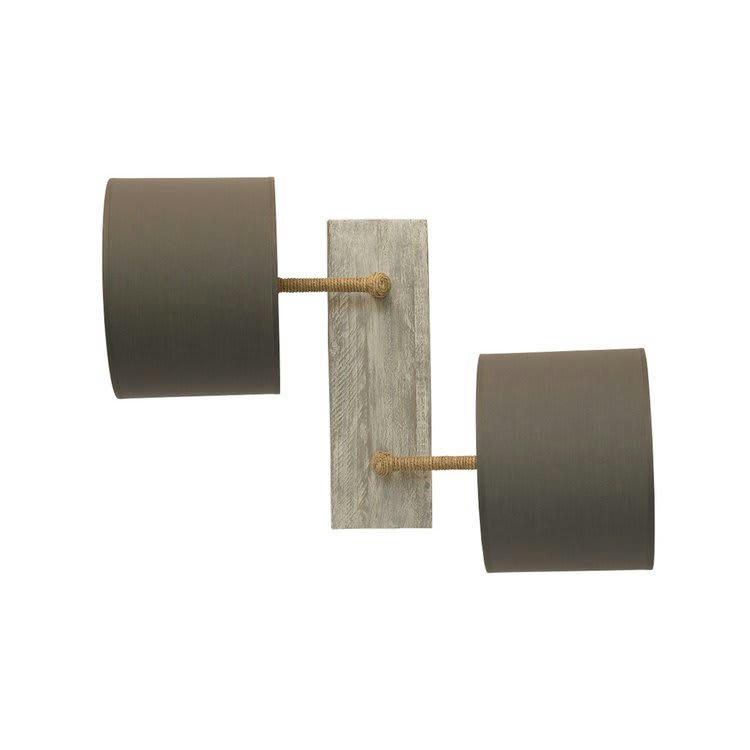 NATURE - Applique murale en bois gris