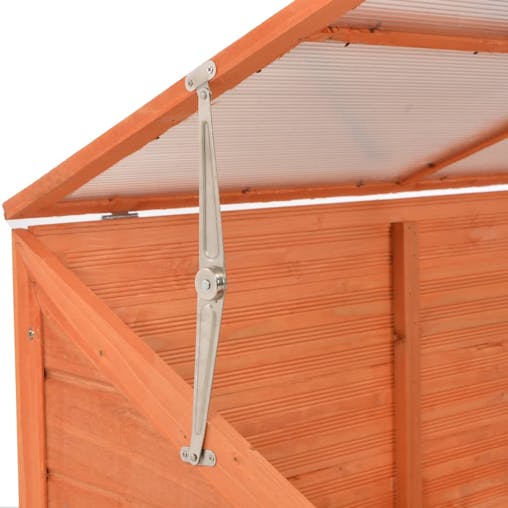 NNEVL Greenhouse Wood 180x57x62 cm