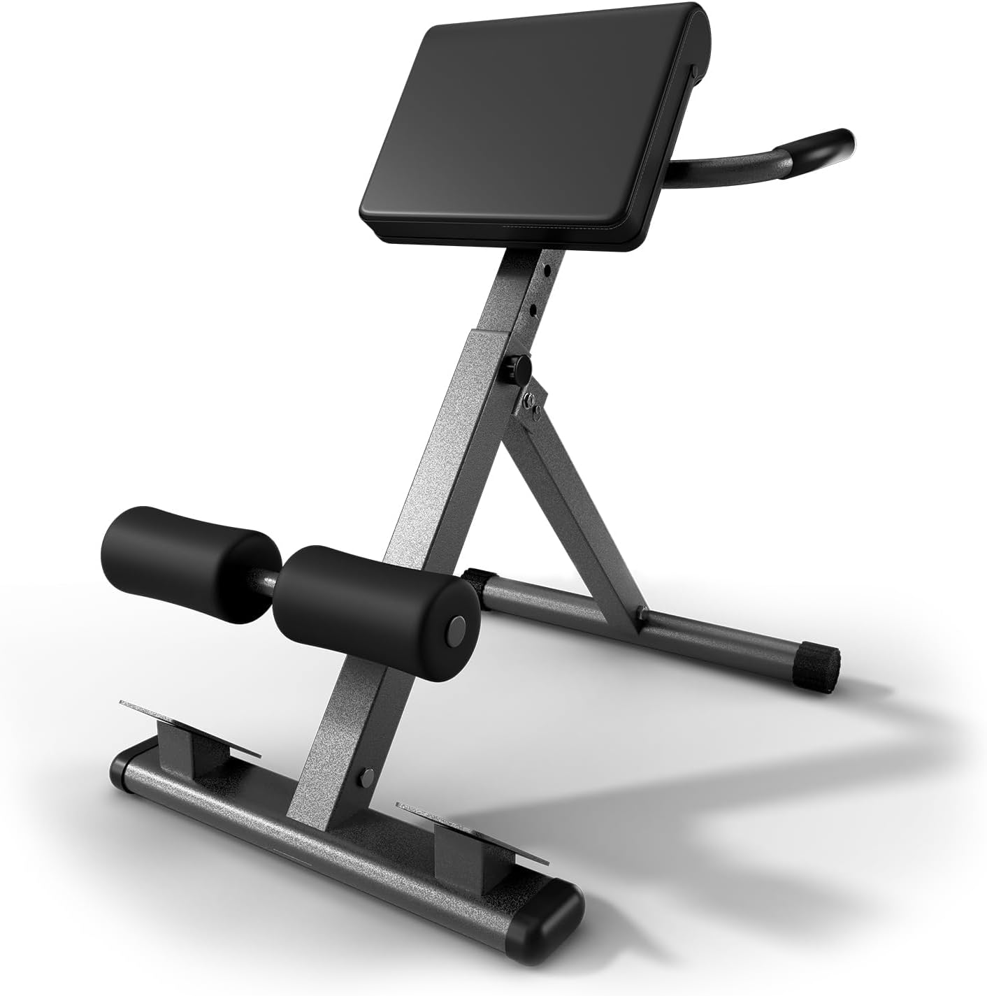 Roman Chair Hyperextension Bench – Adjustable Back Extension Machine for Glutes, Hamstrings & Lower Back – Foldable Multi-Purpose Workout Equipment for Home Gym