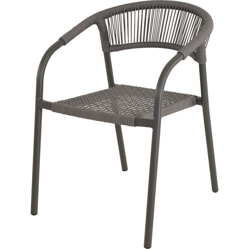 Lesli Living bistrostoel Nagano - grijs - 56x63x78cm