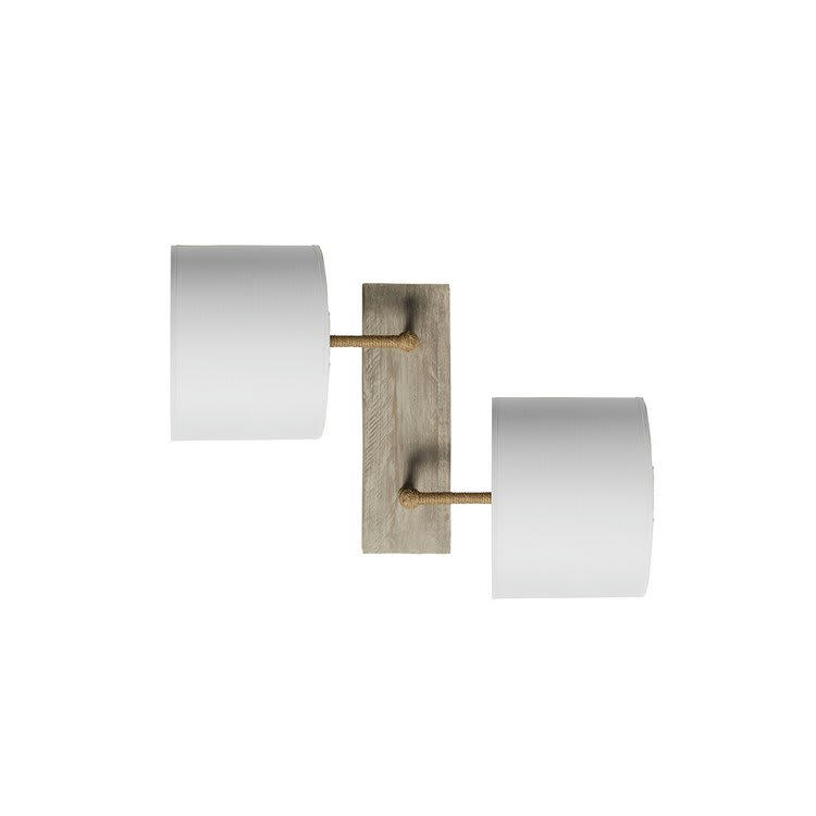 NATURE - Applique murale en bois blanc