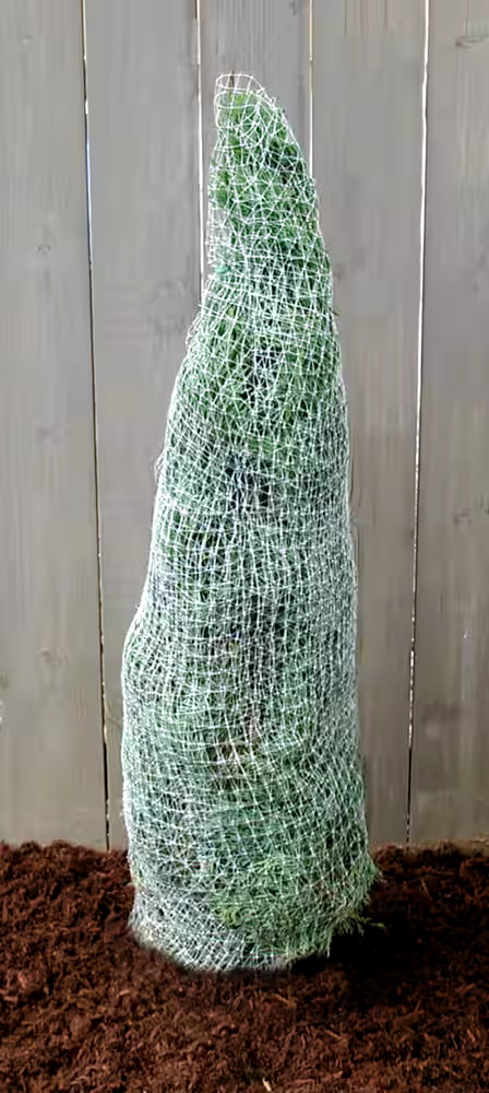 Quest Plastic Mesh Winter Wrap Protection Cover w/ Easy-Roll Dispenser