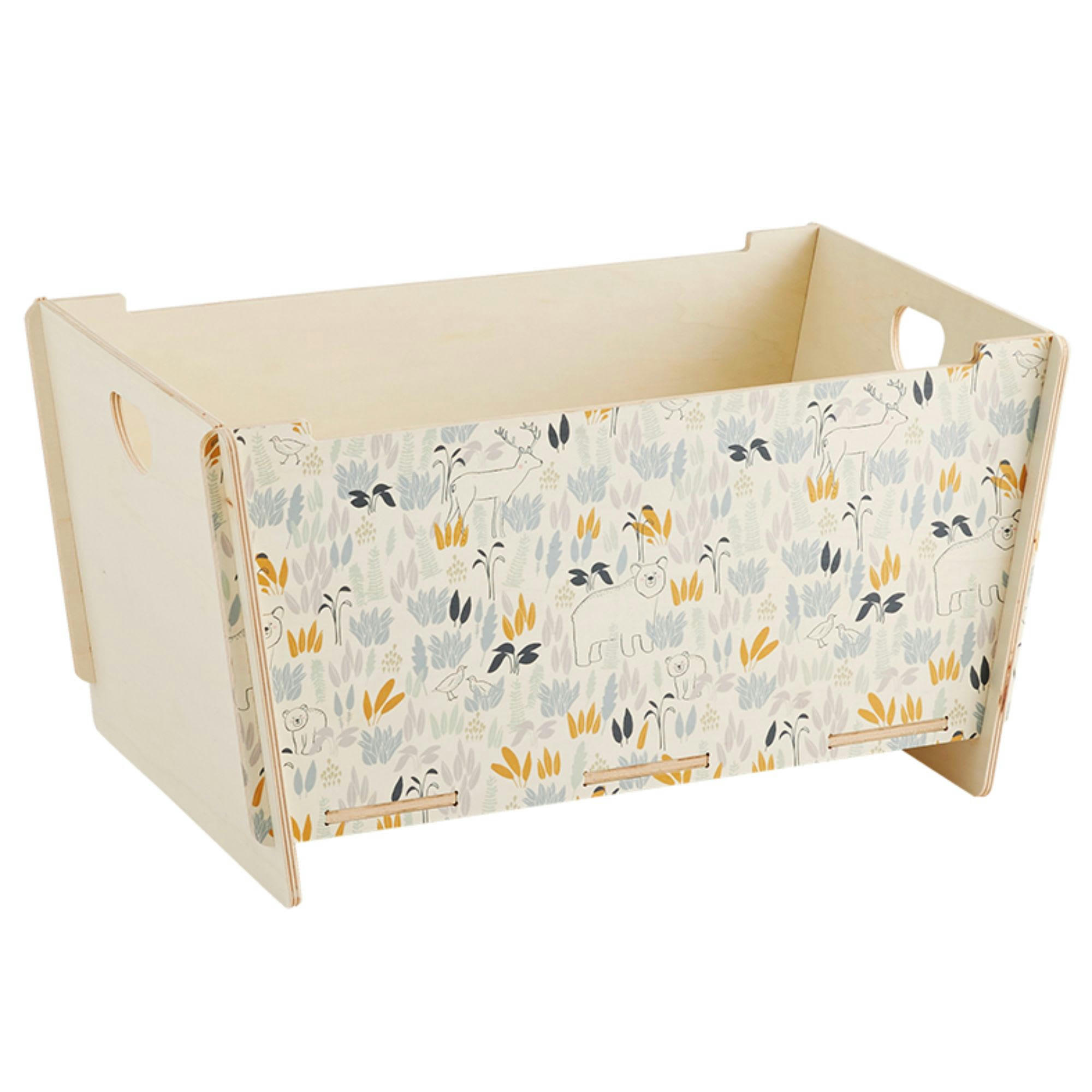 NO SCREW NO GLUE - Coffre à jouets en bois pour enfants sans clous ni vis