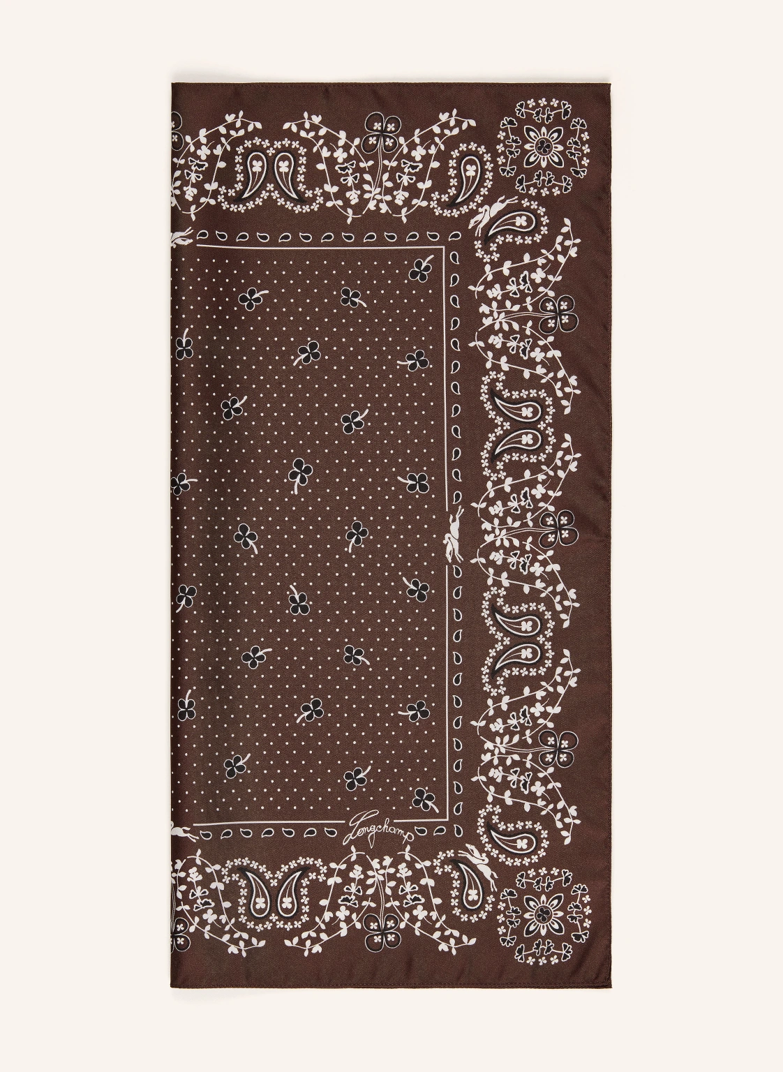 LONGCHAMP Seidentuch FRENCH BANDANA